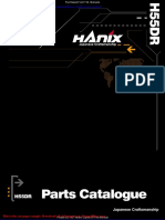 Hanix h55dr Parts Catalog