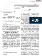 Aprueban El Manual de Operaciones (MOP) Del Sistema Metropolitano de La Solidaridad - Sisol