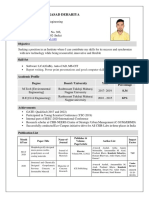 CV For Institutes