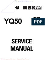 Yamaha Yq50 Aerox 97 Service Manual