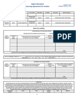 Learning Agreement For Studies