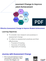 Afternoon Effective Assessment Change To Improve Student Achievement