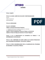 Programa de Seguridad y Salud Laboral