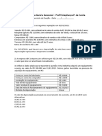 Exercício de Fixação Ativo Imobilizado e Intangível