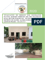 9644 Informe de Evaluacion de Riesgos Por Inundacion Fluvial Margen Derecha Del Rio Tulumayo en El Sector Pumahuasi Huamancoto Distrito de Daniel Alomia