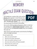 Memory Exam Qs