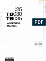 Takeuchi Tb025 Tb030 Tb035 Workshopmanual Sec Wat 2