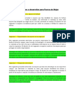 Dinamicas y Segmentos para Fuerza de Mujer