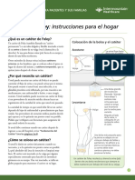 Foley Catheter Home Instructions Fact Sheet Spanish