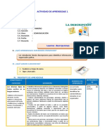 D1 A1 SESION COM. Leemos Descripciones