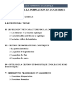 Formation Logistique