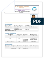 Hrishiraj Singh CV