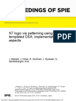 N7 Logic Via Patterning Using Templated DSA Implementation Aspects