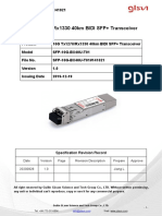 10G Tx1270/Rx1330 40km BIDI SFP+ Transceiver