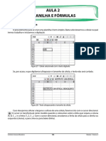 INFORMÁTICA MICROSOFT EXCEL 2003 Aula 2 - Planilha e Fórmulas - Módulo 1 - Volume 2 - Técnicos