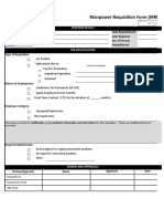 Prime Energy - Manpower Requisition Form