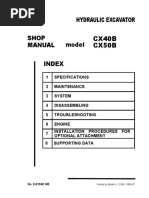 Case Cx40b Cx50b Hydraulic Excavator Shop Manual