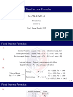 All Fixed Income Formulas For Level 1 by Kunal Doshi CFA 1684453409