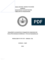 REGLAMENTO DE REGISTRO DE TRABAJOS DE INVESTIGACION - Compressed