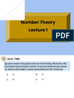 Number Theory