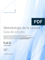 Plan 33 Lectura Prepa