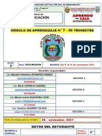 MODULO 07-III - Trim. - COMUNICACIÓN - 2° SEC.