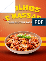 Molhos e Massas Sem Gluten e Lactose