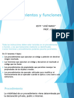 Procedimientos y Funciones - C#