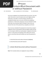 5 Ways To Unlock Word Document With or Without Password