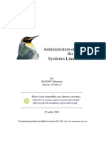 Administration Et Securisation Des Systemes Linux Et BSD