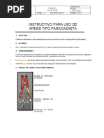 Instructivo de Uso de Arnés Tipo Paracaidas - INS-EAS-POE-10