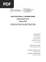 Laboratorio N°3 Grupo N°5 CIRCUITOS ELÉCTRICOS