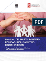 Manual Equidad, Inclusión y No Discriminación 2020