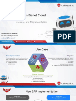 SAP On Cloud - Use Case and Migration Option