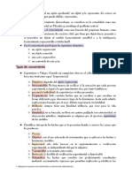 Primera Unidad 26 - 03, 02 - 04 y 16 - 04 El Conocimiento