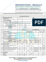 DEVIS QUANTITATIF ET ESTIMATIF DES TRAVAUX DE CONSTRUCTION DE MR KANTE