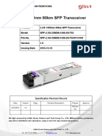 2.5G 1490nm 80km SFP Transceiver