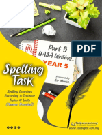 English Uasa Writing Part 5 - Spelling Task Year 5 01