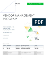 IC Vendor Management Program Sample 11059 - PDF