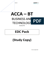 Sunway Tes ACCA - BT EDC Kit