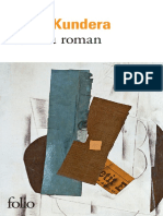 L'Art Du Roman Kundera