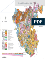 Mapa Geología de La Provincia de Cádiz