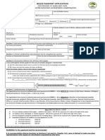 Passport Form Adults