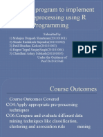 Develop A Program To Implement Data Preprocessing Using