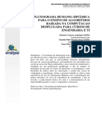 Fluxograma Humano - Dinâmica para o Ensino de Algoritmos Baseada Na Computacao Desplugada para Cursos de Engenharia e Ti