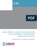 Ethio Crop Availability-Market Analysis 2022