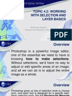 Topic 4.2 WORKING WITH SELECTION AND LAYER BASICS