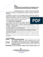 E-Mail: Mail: Inscrição Aluno Especial 2023.2: Universidade Estadual de Santa Cruz - Uesc