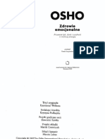 Osho - Zdrowie Emocjonalne. Przemień Lęk, Złość I Zazdrość W Twórczą Energię