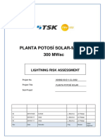 Planta Potosí Solar-Mexico 300 Mwac: Lightning Risk Assessment